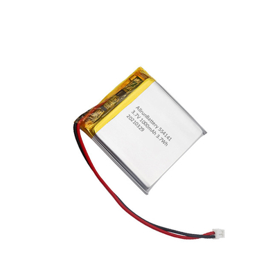 正方形の再充電可能なリチウム ポリマー電池 1000mAh リポ 電池 3.7 V