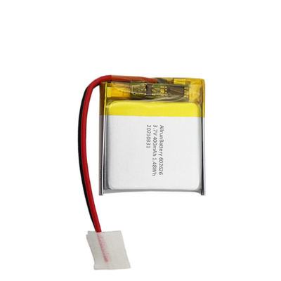 ライト 1C 角型バッテリー 充電式 3.7V バッテリー 400mAh