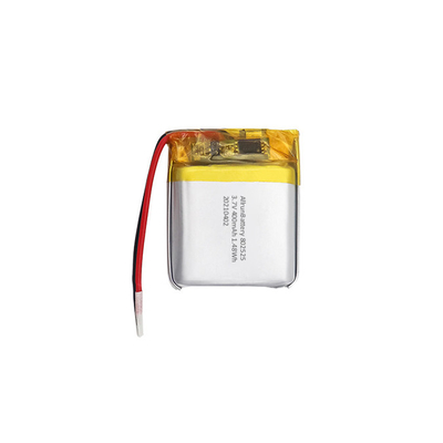3.7V 400mAh 正方形の再充電可能な Li Po バッテリー パック長続きがする 802525
