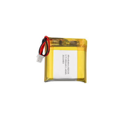 パワフルな角型バッテリー 3.7V 400mAh リポバッテリーパック
