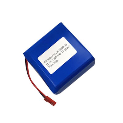 再充電可能な正方形 3500mAh 11.1 V の医学のリチウム電池のパック