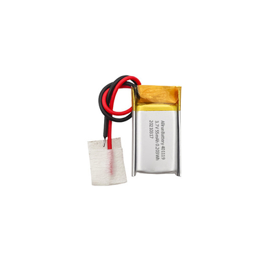IoTのスマートな装置のための1C 55mAh 3.7 Vの小さい李多電池401119