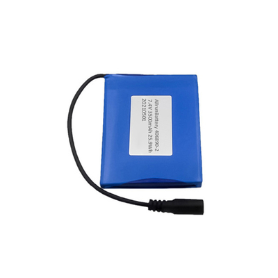 2S1P リチウム ポリマー バッテリー 7.4 V 3500mAh リポ バッテリー パック