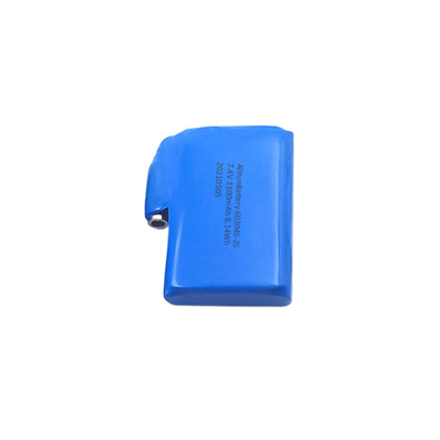 2S1P ウェアラブル充電式バッテリー 1100mAh 7.4 V リチウム ポリマー バッテリー パック