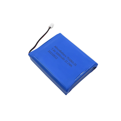2S1P 7.4V 3000mAh 医学のリチウム電池のパックの強力な再充電可能