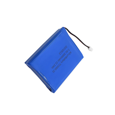 2S1P 7.4V 3000mAh 医学のリチウム電池のパックの強力な再充電可能