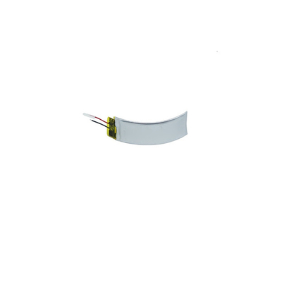 ハイサイクル充電式曲面リポバッテリー 3.7V 45mAh 401629