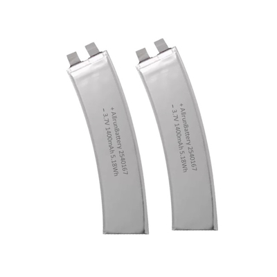 薄い 3.7 V 1400mAh 注文のリチウム ポリマー電池の形 2540167