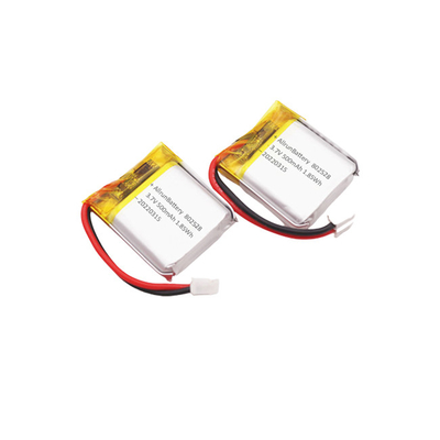軽い長方形の電池の携帯用 3.7 V リポ 電池 500mAh