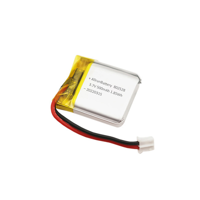 軽い長方形の電池の携帯用 3.7 V リポ 電池 500mAh