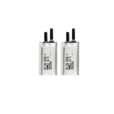 3.7V 15mAh カスタム充電式超薄型 リポ バッテリー 091525